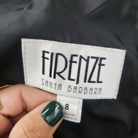 Firenze Genuine Leather Pencil Skirt Size 8 EUC - Picture 8 of 8